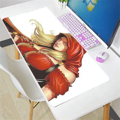 Overwatch Mauspad groß DIY Kawaii XXL PC-Computer-Schreibtischmatte Gamer-Büroteppich Tastatur-Tisch Gaming-Zubehör Mousepad