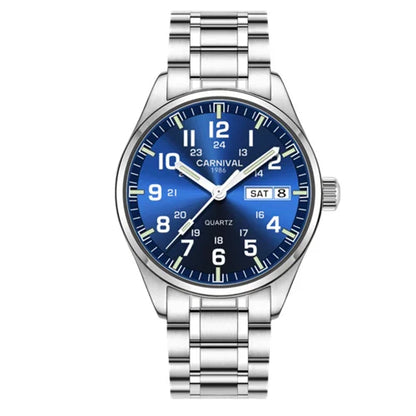 Switzerland Carnival luminous calendar military Quartz watch for men luxury brand watches waterproof clock relogio erkek saati