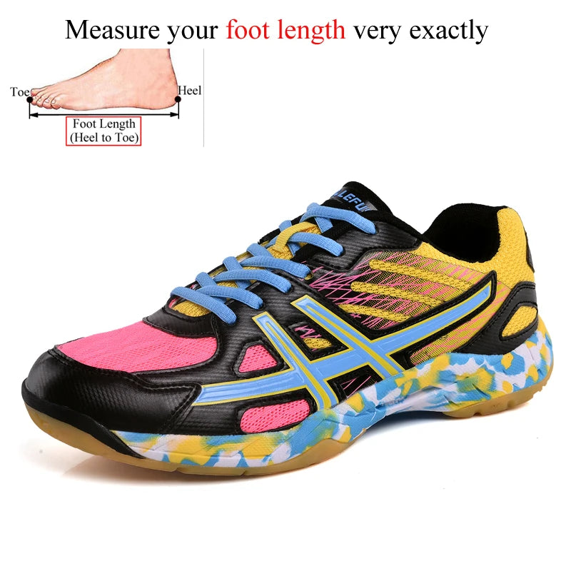 Women Men Kids Badminton Shoes Table Tennis Volleyball Sneakers Training Tennis Sports Handball Athletics Non-Slip