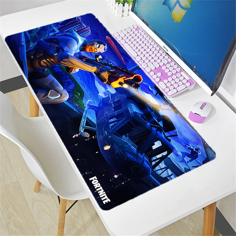 Overwatch Mauspad groß DIY Kawaii XXL PC-Computer-Schreibtischmatte Gamer-Büroteppich Tastatur-Tisch Gaming-Zubehör Mousepad