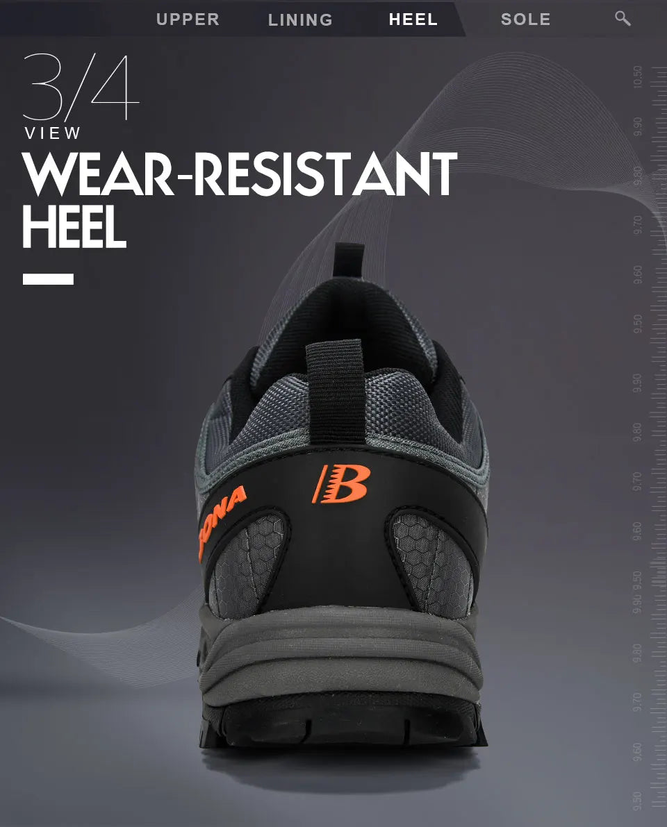 BONA New Arrival Hiking Shoes Men Mountain Climbing Outdoor Trainer Footwear Trekking Sport Sneakers Comfortable