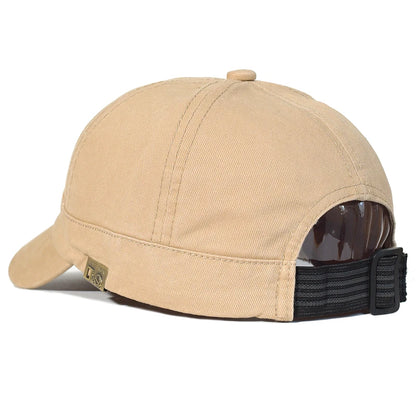 Cappellino da baseball a visiera corta in cotone, da uomo e da donna, morbido, stile vintage “Dad Hat”, regolabile, stile trucker, a profilo basso