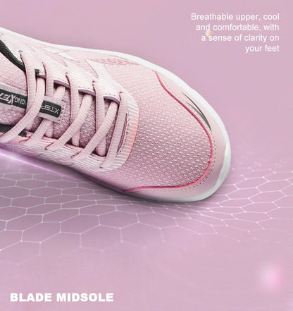 Zapatillas de running Xtep para mujer, nueva moda, ligeras y transpirables, con amortiguación, calzado deportivo femenino 879318110073