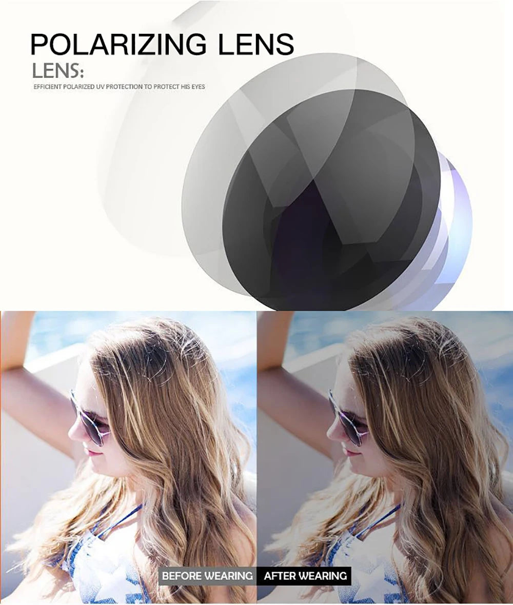 VIVIBEE Luxury Square Polarized Sunglasses Men Driving Blue Mirror Lens Classic Unisex Sun Glasses 2026 Trends Women Shades