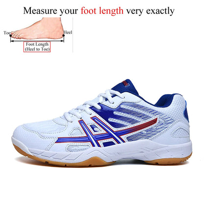 Women Men Kids Badminton Shoes Table Tennis Volleyball Sneakers Training Tennis Sports Handball Athletics Non-Slip