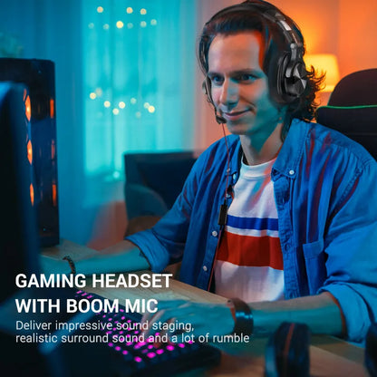 OneOdio A71 kabelgebundene Over-Ear-HiFi-Studio-DJ-Kopfhörer mit Mikrofon – professionelles Monitoring-Gaming-Headset mit tiefem Bass
