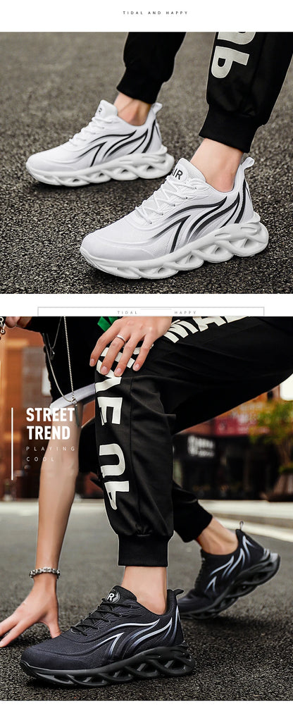 Social Shoe Male Mesh Breathable Comfortable Running Walking Shoes Outdoor Men's Sports Shoes Zapatos Hombre 2025 Best-selling