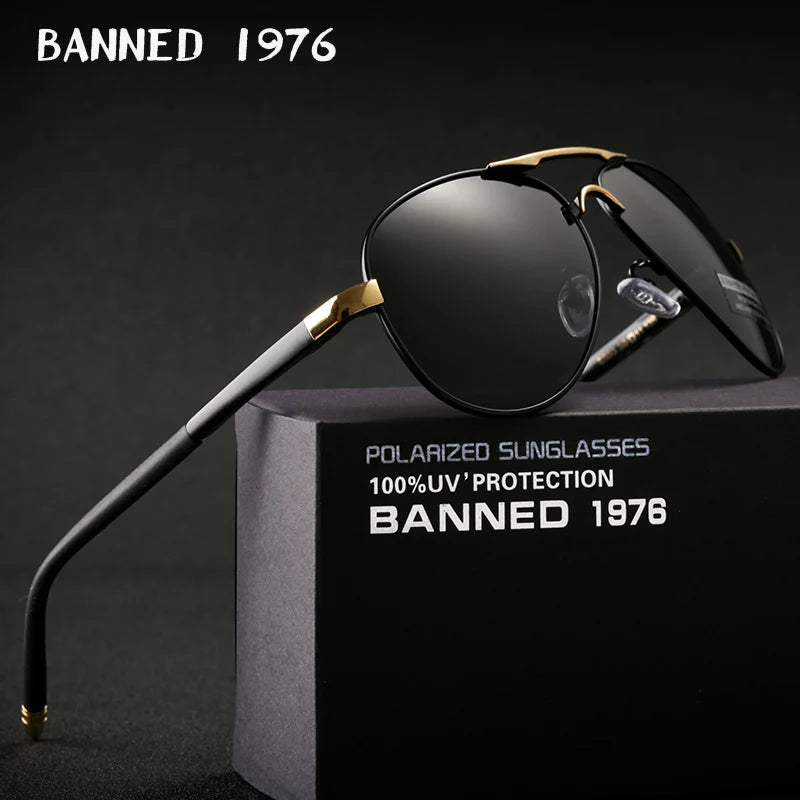 Polarized Gothic Steampunk Sunglasses Men Women Fashion Brand Designer Vintage Round Shades Metal Frame Sun Glasses Oculos