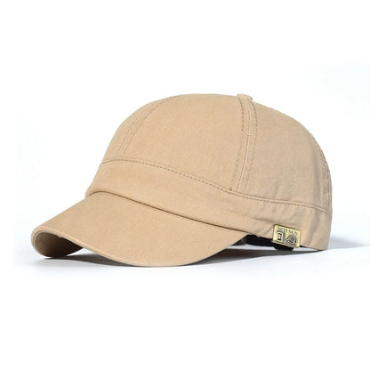 Cappellino da baseball a visiera corta in cotone, da uomo e da donna, morbido, stile vintage “Dad Hat”, regolabile, stile trucker, a profilo basso