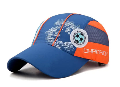 Connectyle  Kids Toddlers Lightweight Quick Dry Sun Visor Hat Adjustable UPF50+ Sun Protection Mesh Baseball Cap For Boys