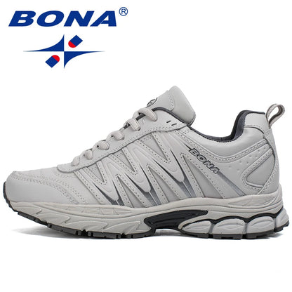 BONA New Hot Style Women Running Shoes Lace-Up Sport Shoes Outdoor Jogging Walking Athletic Shoes Comfortable Sneakers for Women