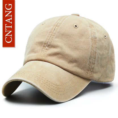 CNTANG Fashion Classic Casual Baseball Cap For Men Spring Summer Blank Caps Women Cotton Solid Snapback Brand Unisex Hats gorras