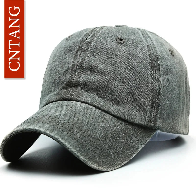 CNTANG Fashion Classic Casual Baseball Cap For Men Spring Summer Blank Caps Women Cotton Solid Snapback Brand Unisex Hats gorras