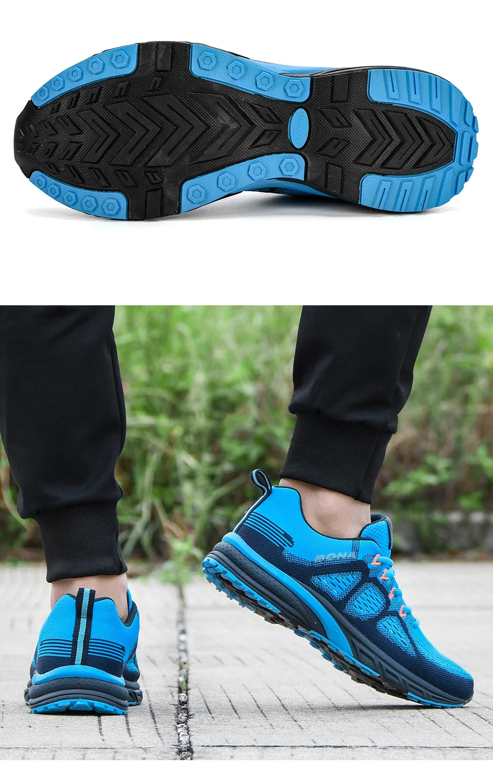 BONA Sneakers for Men, Sport Mesh Trainers, Lightweight Running Shoes for Women, Outdoor Athletic Shoes for Men