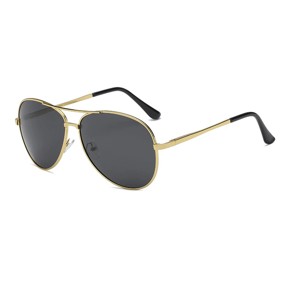 VIVIBEE Classic Men Aviation Polarized Metal Frame Sunglasses Black Women Pilot Style UV400 Sun Glasses 2026 Shades
