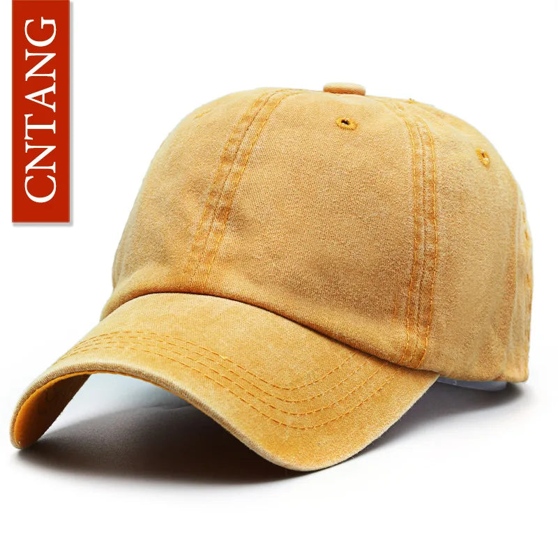 CNTANG Fashion Classic Casual Baseball Cap For Men Spring Summer Blank Caps Women Cotton Solid Snapback Brand Unisex Hats gorras