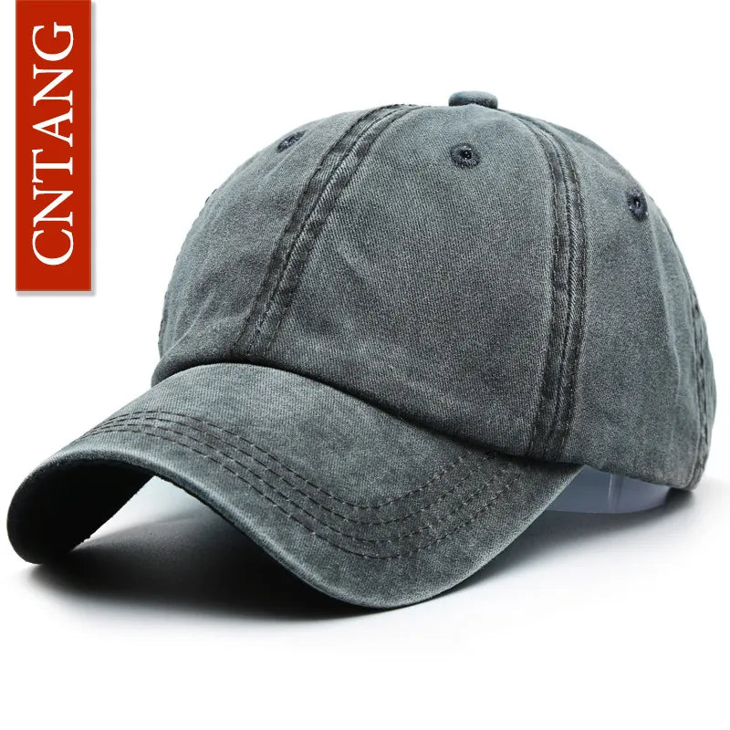 CNTANG Fashion Classic Casual Baseball Cap For Men Spring Summer Blank Caps Women Cotton Solid Snapback Brand Unisex Hats gorras
