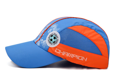 Connectyle  Kids Toddlers Lightweight Quick Dry Sun Visor Hat Adjustable UPF50+ Sun Protection Mesh Baseball Cap For Boys