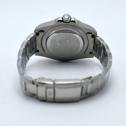 Original Luxury Men's Watches Automatic Movement Luminous Hand Wind Mechanical Watch Stainless Steel GMT Silver Male Gifts Watch