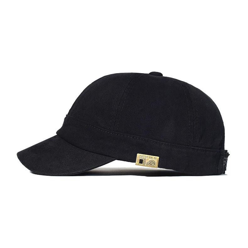 Cappellino da baseball a visiera corta in cotone, da uomo e da donna, morbido, stile vintage “Dad Hat”, regolabile, stile trucker, a profilo basso