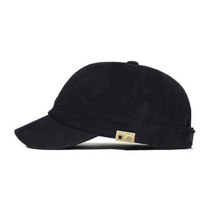 Cappellino da baseball a visiera corta in cotone, da uomo e da donna, morbido, stile vintage “Dad Hat”, regolabile, stile trucker, a profilo basso