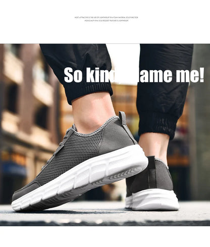 Men's Casual Mesh Summer Sneakers Breathable Lightweight Tennis Shoes Walking Sneakers Comfortable Masculino Zapatillas Hombre