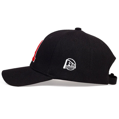 Unisex A Letter Embroidery Baseball Caps Outdoor Adjustable Spring and Autumn Casual Sunscreen Hat