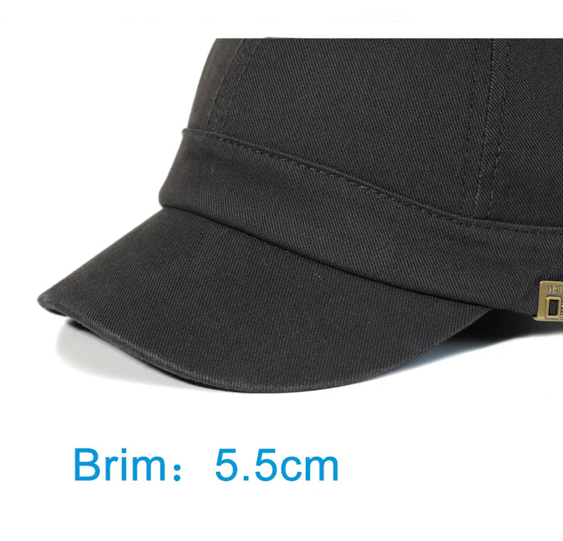 Cappellino da baseball a visiera corta in cotone, da uomo e da donna, morbido, stile vintage “Dad Hat”, regolabile, stile trucker, a profilo basso