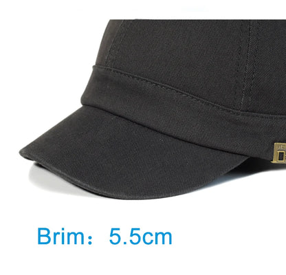 Cappellino da baseball a visiera corta in cotone, da uomo e da donna, morbido, stile vintage “Dad Hat”, regolabile, stile trucker, a profilo basso