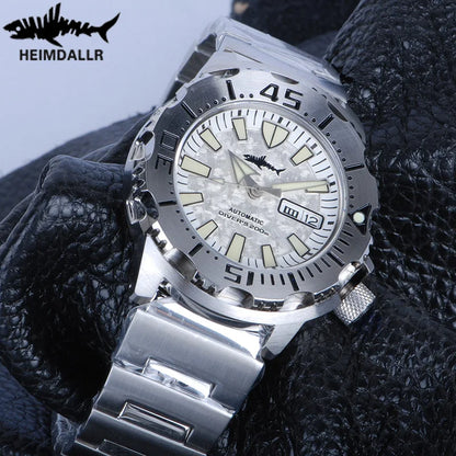 Heimdallr Sharkey Monster V2 Herren-Taucheruhr, 316L-Edelstahl, Japan NH36A-Uhrwerk, 200M wasserdicht, mechanische Herrenuhr