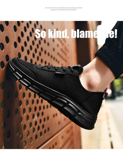 Men's Casual Mesh Summer Sneakers Breathable Lightweight Tennis Shoes Walking Sneakers Comfortable Masculino Zapatillas Hombre