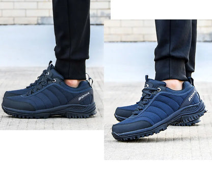 BONA New Arrival Hiking Shoes Men Mountain Climbing Outdoor Trainer Footwear Trekking Sport Sneakers Comfortable