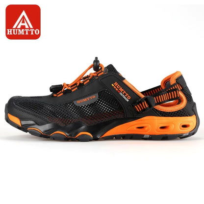 HUMTTO Zapatillas de río para hombre, calzado outdoor de trekking y vadeo, zapatos acuáticos de malla transpirable, secado rápido, tobillo para mujer, zapatillas acuáticas antideslizantes