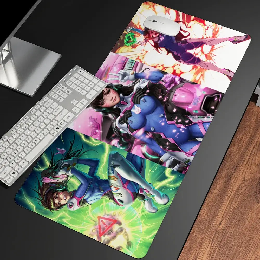 XXL Gaming Anime Mouse Pad Large Mouse Mat Girl Keyboard Computer PC  Edge Desk Mat For Overwatch/cs Go Gamer Mousepad
