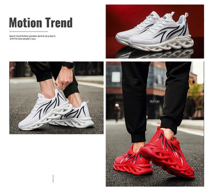 Social Shoe Male Mesh Breathable Comfortable Running Walking Shoes Outdoor Men's Sports Shoes Zapatos Hombre 2025 Best-selling