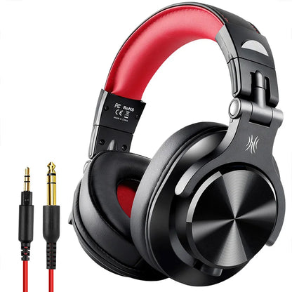 OneOdio A71 kabelgebundene Over-Ear-HiFi-Studio-DJ-Kopfhörer mit Mikrofon – professionelles Monitoring-Gaming-Headset mit tiefem Bass