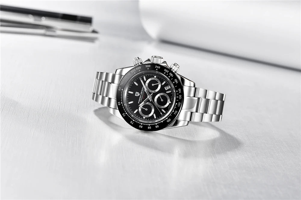 2026 New PAGANI DESIGN Chronograph Luxury Quartz Wrist Watch Automatic Date 100M Waterproof JAPAN VK63 Movement