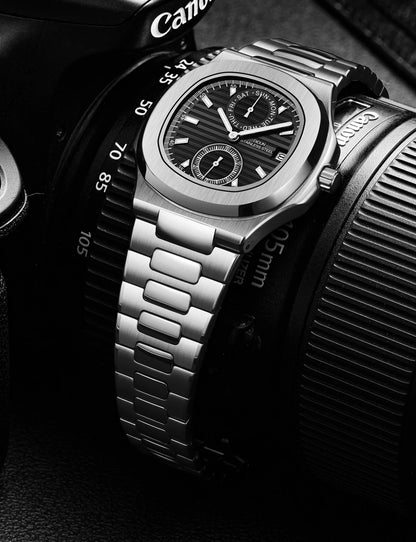 DIDUN TOP New Men Quartz Watches Sport Business Luxury Brand Stainless Steel Male Fashion Nautilus Wrist Clock Dropshipping