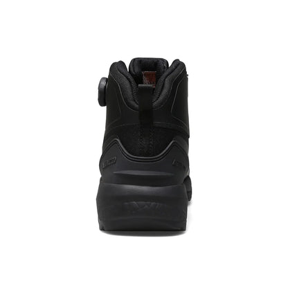 HUMTTO Waterproof Hiking Shoes Mountain Trekking Boots Black Camping Sneakers for Men Safety Climbing Sport Tactical Men's Shoes