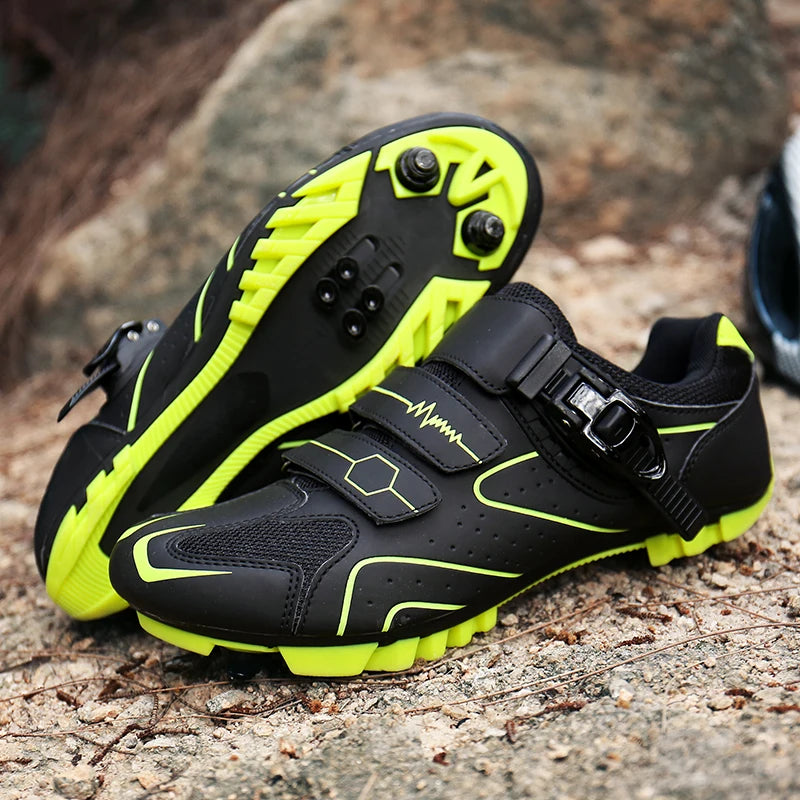 Professional Self-Locking Cycling Shoes Outdoor MTB Pedal Bicycle Shoes Non-Slip Sneakers Racing Road Speed Bike SPD Cleat Shoes