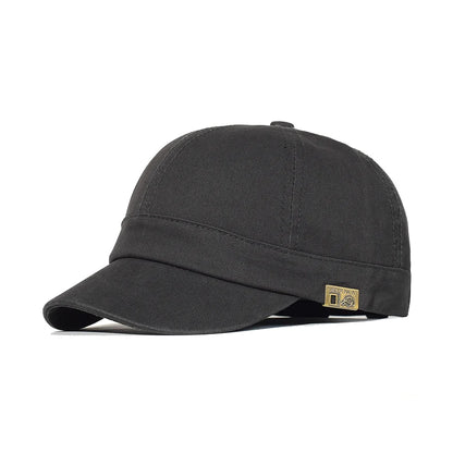 Cappellino da baseball a visiera corta in cotone, da uomo e da donna, morbido, stile vintage “Dad Hat”, regolabile, stile trucker, a profilo basso
