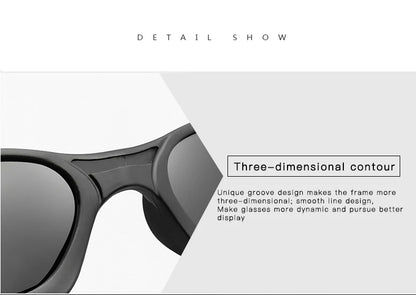 DOHOHDO Brand Design Polarized Sunglasses Men's Driving Sun Glasses Small Size Unique Frame Outdoor Sports Goggles Eyewear UV400