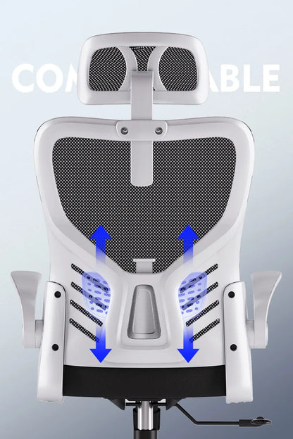 Sedia da ufficio ergonomica per computer, studio prolungato, mahjong, conferenze e dormitorio
