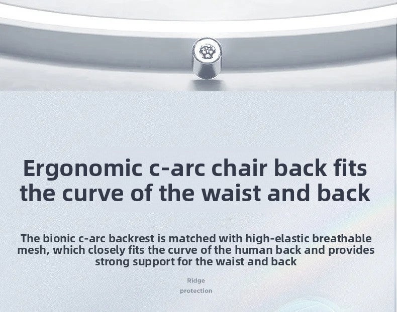 Sedia da ufficio ergonomica per computer, studio prolungato, mahjong, conferenze e dormitorio
