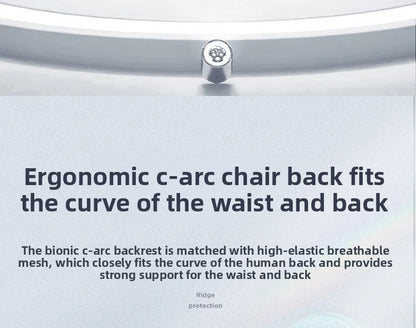 Sedia da ufficio ergonomica per computer, studio prolungato, mahjong, conferenze e dormitorio