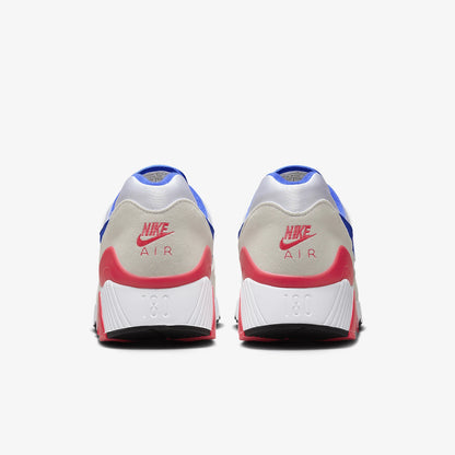 Nike Air Max 180 FJ9259-100 genuínos para homem, ténis de corrida duráveis e com bom suporte
