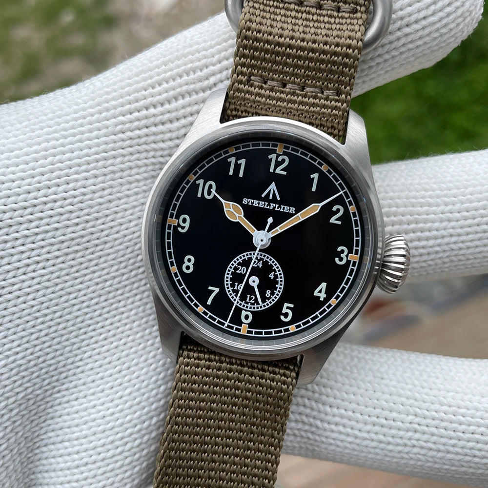 STEELFLIER Official SF746 Luxury Quartz Wristwatch Swiss Luminous VH60 Mute Movement 20Bar Waterproof Multi-Time Zone Watches