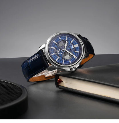 Reloj mecánico automático para hombre BORIAGE (BOAIJIUA), diseño original, resistente al agua, luminoso
