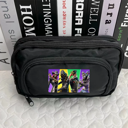 Astuccio portapenne Fortnite con motivo creativo del gioco, borsa contenitore Harajuku per ragazzi e ragazze, articoli per il ritorno a scuola, regali di compleanno e per feste