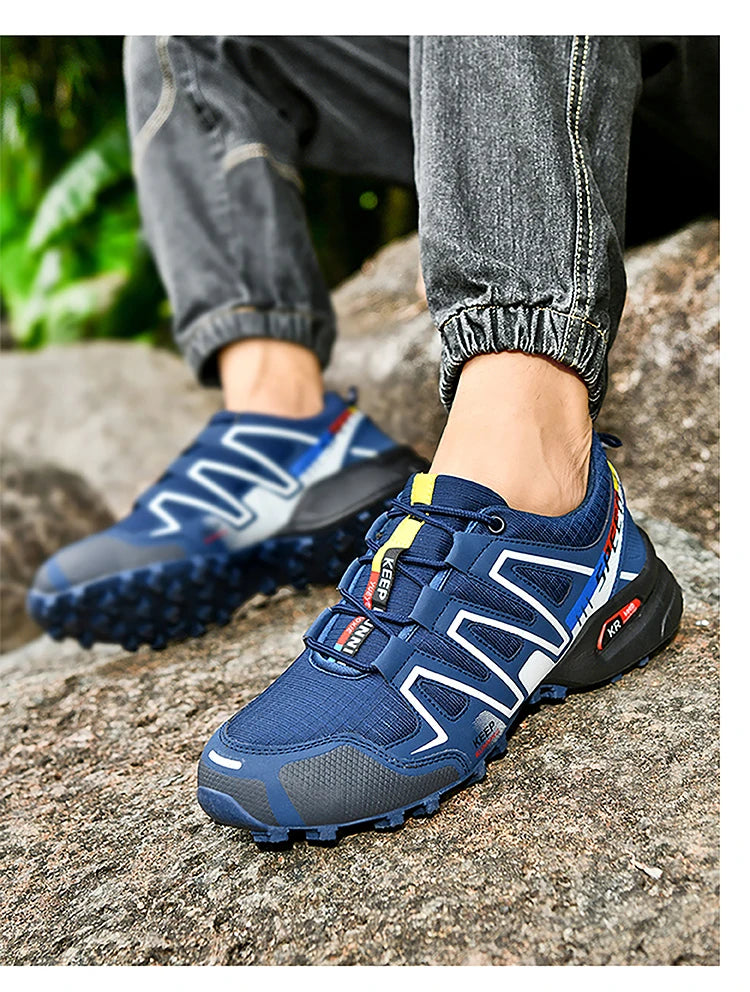 Sapatilhas de Caminhada de Alta Qualidade para Homem, Ténis Outdoor, Sapatos de Escalada, Sapatilhas de Trekking para Mulher, Sapatilhas Táticas Antiderrapantes